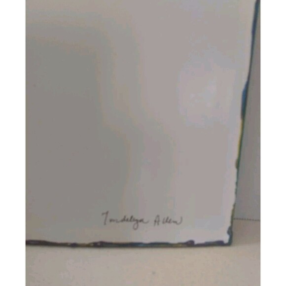 Faith Over Fear Mixed Media Acrylic Pour Inspirational Art Canvas Wall Decor - Picture 16 of 16